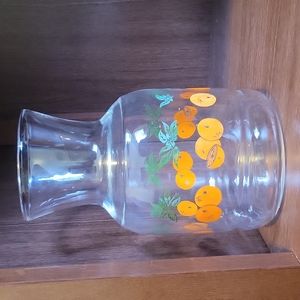 Anchor Hocking Vintage Glass Orange Juice Carafe Retro from the 80's